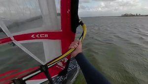 Windsurfing speed w Rewie