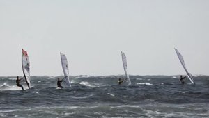 North sails team testing prototypes sails