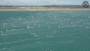 DEFI WIND 2015 1200 windsurfers vs the storm