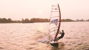 Windsurfing in Slow Motion with Drone