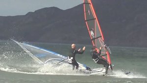 Best windsurfing crash