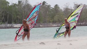 Arrianne and Oda training in Brazil