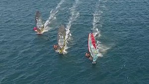 Aerial video - Windsurfing @ Artemida