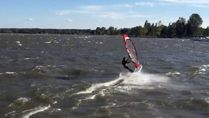 Windsurfing 8Bf Zegrze 6.10.2016