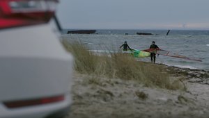 ŠKODA SUPERB: zimowy windsurfing