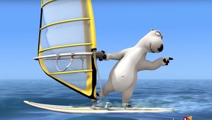 Bernard Bear - Windsurfing