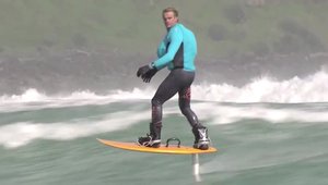 Laird Hamilton foil boarding Raglan