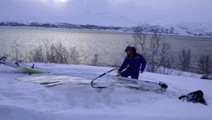 Winter Windsurfing